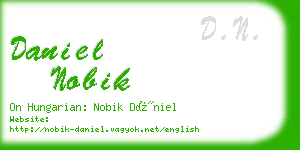 daniel nobik business card